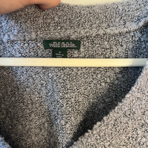 Wild fable cropped grey sweater - Picture 2 of 3